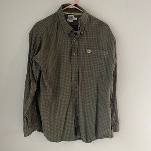 Cinch western long sleeve button up shirt. Size large. Great condition.